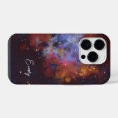 Coque Pour iPhone 14 Plus nom de nébuleuse rouillée (Verso Horizontal)