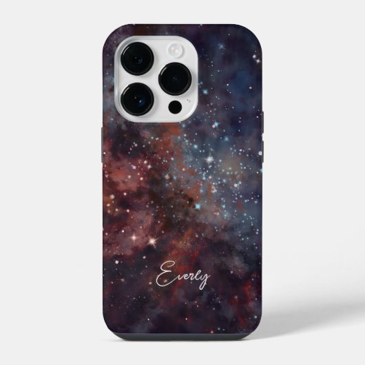 Coque Pour iPhone 14 Plus nom des galaxies nocturnes (Verso)