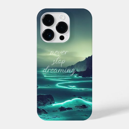 Coque Pour iPhone 14 Plus Océan lumineux Inspirationnel (Verso)
