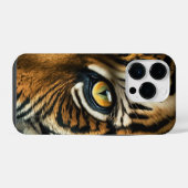 Coque Pour iPhone 14 Plus Œil de Tigre (Verso Horizontal)