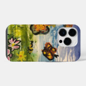 Coque Pour iPhone 14 Plus Oeuvre originale couleur printemps (Verso Horizontal)
