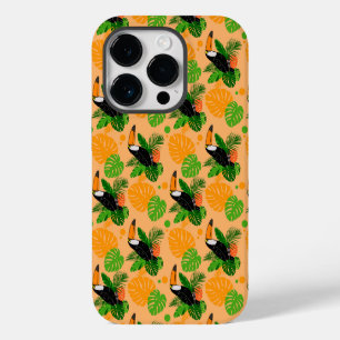 Coque Pour iPhone 14 Plus Oiseau tropical Toucan Motif sans couture