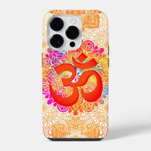 Coque Pour iPhone 14 Plus Om Symbole Divin (Verso)