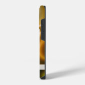 Coque Pour iPhone 14 Plus Ondes dorées de soie (Côté gauche)