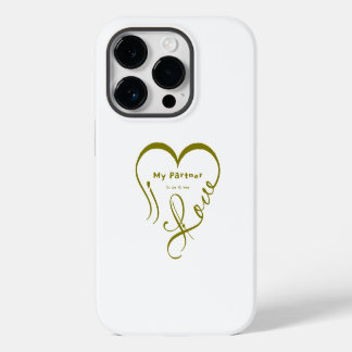 Coque Pour iPhone 14 Plus Oreiller jeté J'aime mon partenaire - Vous êtes mo