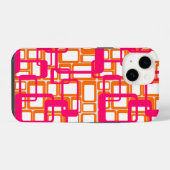 Coque Pour iPhone 14 Plus Ouvert Rectangles Modernes Du Milieu Du Siècl (Verso Horizontal)