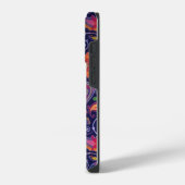 Coque Pour iPhone 14 Plus Paisley violet rose (Côté gauche)