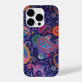 Coque Pour iPhone 14 Plus Paisley violet rose (Verso)
