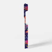 Coque Pour iPhone 14 Plus Paisley violet rose (Côté gauche)