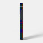 Coque Pour iPhone 14 Plus Panier bleu vert tartan MacIntyre (Côté gauche)