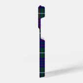 Coque Pour iPhone 14 Plus Panier bleu vert tartan MacIntyre (Côté gauche)