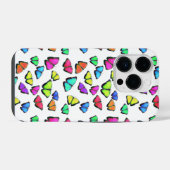 Coque Pour iPhone 14 Plus Papillon arc-en-ciel (Verso Horizontal)
