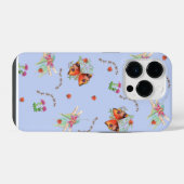 Coque Pour iPhone 14 Plus papillon et coccinelle (Verso Horizontal)