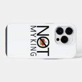 Coque Pour iPhone 14 Plus Pas mon roi (Verso Horizontal)