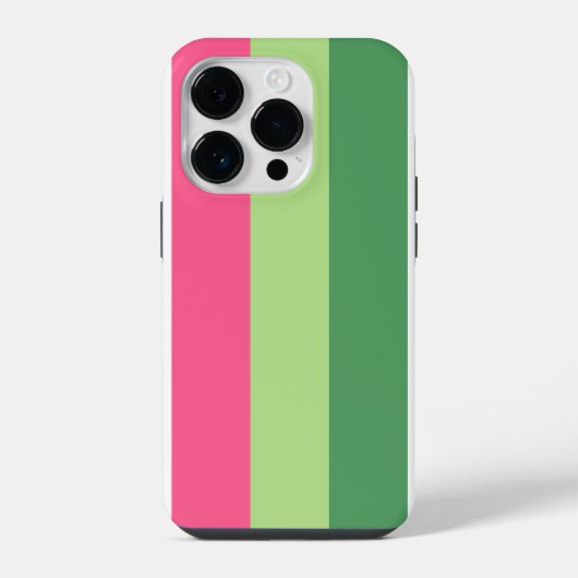 Coque Pour iPhone 14 Plus Pastèque juteuse 3 bandes (Verso)