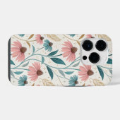 Coque Pour iPhone 14 Plus Pattern Echineceas Glitter (Verso Horizontal)