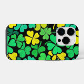Coque Pour iPhone 14 Plus Pattern St. Patrick's Day Clovers  (Verso Horizontal)