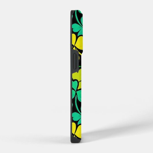 Coque Pour iPhone 14 Plus Pattern St. Patrick's Day Clovers (Côté droit)