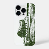 Coque Pour iPhone 14 Plus Paysage rural maison de ferme de style coupe (Verso)