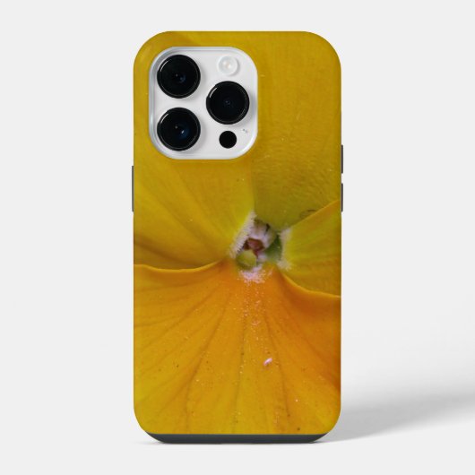 Coque Pour iPhone 14 Plus Pensée jaune (Verso)