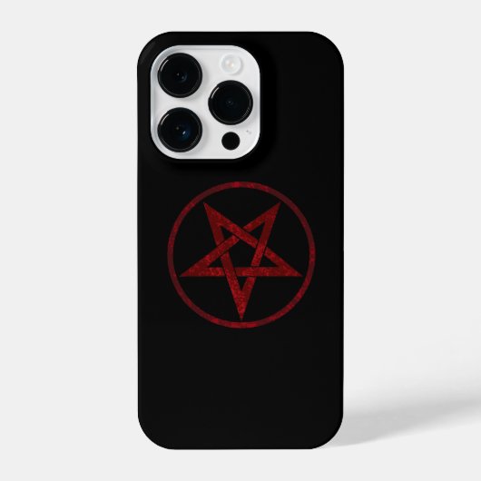 Coque Pour iPhone 14 Plus Pentagram Red Devil (Verso)