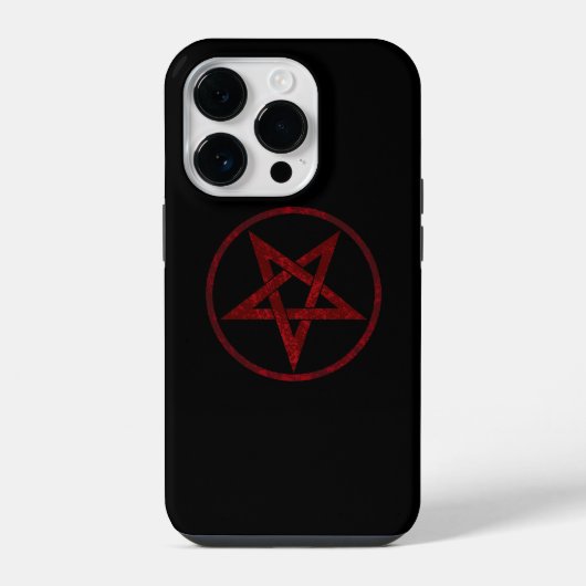Coque Pour iPhone 14 Plus Pentagram Red Devil (Verso)