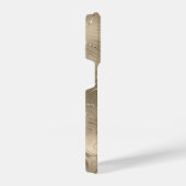 Coque Pour iPhone 14 Plus Personnalisé Chic Brown Parties scintillant Motif (Côté droit)