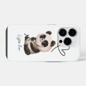 Coque Pour iPhone 14 Plus Personnaliser Panda Phone Case (Verso Horizontal)