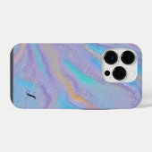 Coque Pour iPhone 14 Plus Pierre iridescente fascinante (Verso Horizontal)