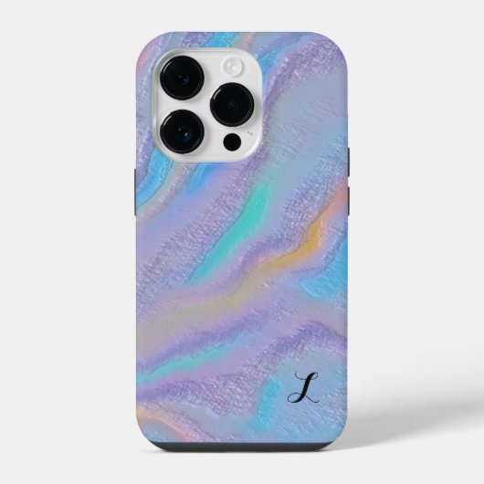 Coque Pour iPhone 14 Plus Pierre iridescente fascinante (Verso)