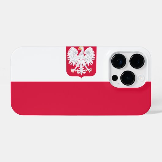 Coque Pour iPhone 14 Plus Pologne (Verso Horizontal)