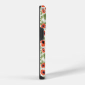 Coque Pour iPhone 14 Plus Poppies Orange Floral Pattern (Côté droit)