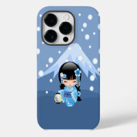 Poupée Kokeshi d'Hiver - Geisha Fille de la Montag