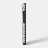 Coque Pour iPhone 14 Plus Protecteur iPhone blanc Micro À damiers (Côté gauche)