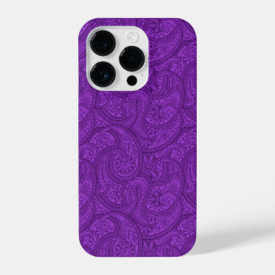 Coque Pour iPhone 14 Plus Purple Paisley