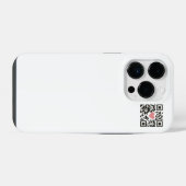 Coque Pour iPhone 14 Plus QR Love Code (Verso Horizontal)