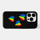Coque Pour iPhone 14 Plus Rainbow Love - iPhone / coque ipad (Verso Horizontal)
