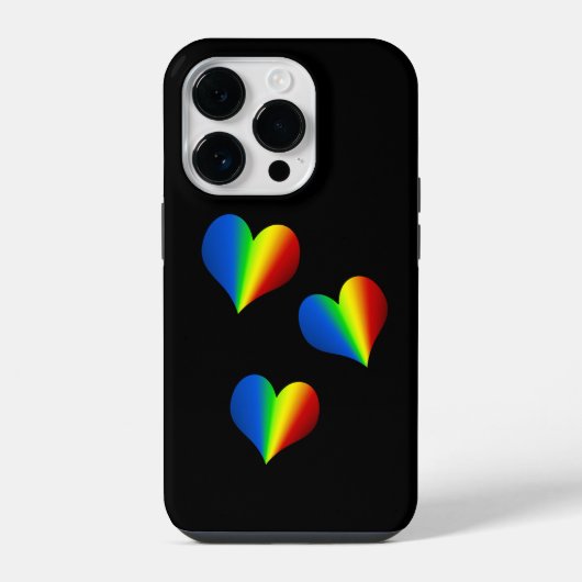 Coque Pour iPhone 14 Plus Rainbow Love - iPhone / coque ipad (Verso)