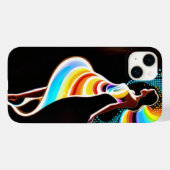 Coque Pour iPhone 14 Plus Rainbow serenity iPhone / coque ipad (Verso (horizontal))