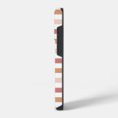 Coque Pour iPhone 14 Plus Rayures Blush Neutral Moderne (Côté gauche)