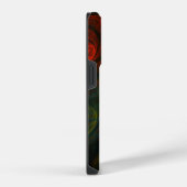 Coque Pour iPhone 14 Plus Reborn Green Art Abstrait (Côté droit)