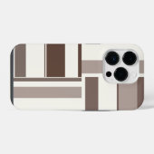 Coque Pour iPhone 14 Plus Rectangles de blocs de couleur géométriques - Marr (Verso Horizontal)