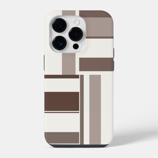 Coque Pour iPhone 14 Plus Rectangles de blocs de couleurs géométriques - Bro (Verso)