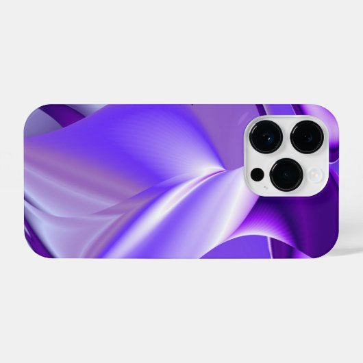 Coque Pour iPhone 14 Plus Rêves arc-en-ciel à fleurs violettes (Verso Horizontal)