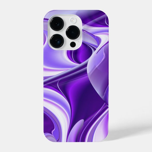 Coque Pour iPhone 14 Plus Rêves arc-en-ciel à fleurs violettes (Verso)
