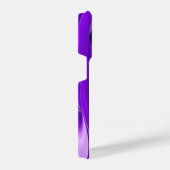 Coque Pour iPhone 14 Plus Rêves arc-en-ciel violet 3D, Alien (Côté droit)