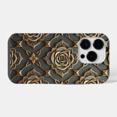 Coque Pour iPhone 14 Plus Rose métallique rustique (Verso Horizontal)