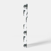 Coque Pour iPhone 14 Plus Rottweiler Rottie Cute Chien Grille Silhouette Bla (Côté droit)