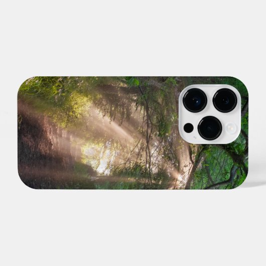 Coque Pour iPhone 14 Plus sentier forestier (Verso Horizontal)