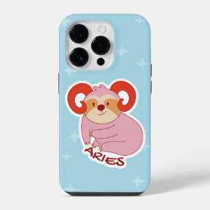 COQUE POUR iPhone 14 PLUS SIGNES DU ZODIAQUE AVEC DES PARRESSEUX ET CAFE BEL